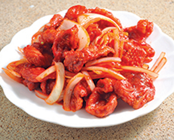 (79) Pork Chop with Peking Sauce 
                 京都排骨